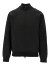 Ea7 Logo-trim Sweatshirt In Black