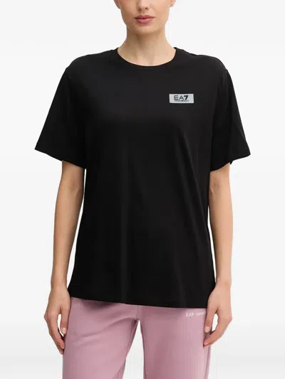 Ea7 Jersey T-shirt In Black