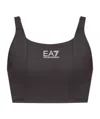 Ea7 Dynamic Athlete Sports Bra In Ventus7 Technical Fabric In Black