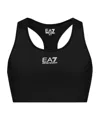Ea7 Official Store Dynamic Athlete Sports Bra In Vigor7 Technical Fabric In Black