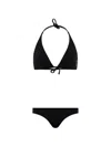 Ea7 Logo-detail Bikini In Black