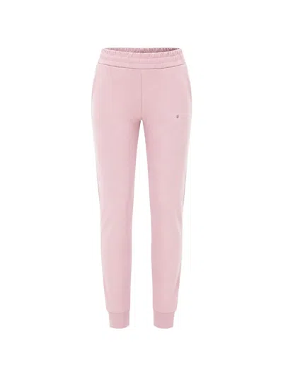 Ea7 Logo-detail Track Pants In Pink