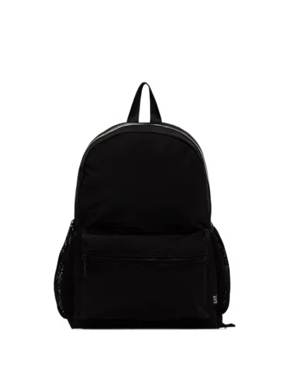 Ea7 Logo-detail Zip-fastening Backpack In Black
