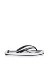 Ea7 Logo-lettering Flip-flops In Multi