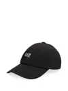 Ea7 Logo-patch Baseball Cap In Burgundy