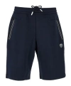 Ea7 Logo-patch Drawstring Shorts In Blue