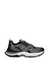 Ea7 Logo-patch Mesh Sneakers In Multi