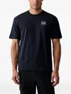Ea7 Logo-patch T-shirt In Blue