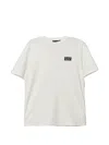 Ea7 Logo-patch T-shirt In White