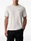 Ea7 Logo-patch T-shirt In Yellow