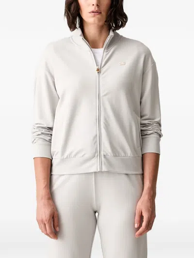 Ea7 Logo-plaque Tracksuit In White