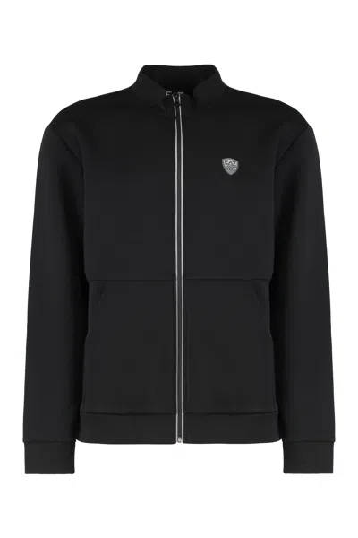 EA7 LOGO-PLAQUE ZIP-UP TRACKSUIT (SET OF TWO)