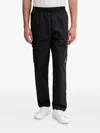 Ea7 Logo-print Cargo Pants In Black