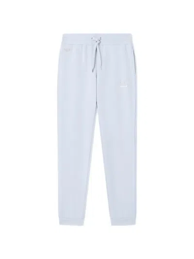 Ea7 Logo-print Drawstring Track Pants In Blue