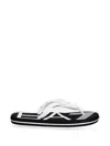 Ea7 Logo-print Flip-flops In Multi
