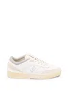 Ea7 Logo-print Leather Sneakers In Multi