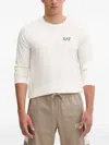 Ea7 Logo-print Long-sleeve T-shirt In Multi