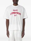 Ea7 Logo-print Mesh T-shirt In White