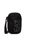 Ea7 Logo-print Mesh-panel Belt Bag In Neutral