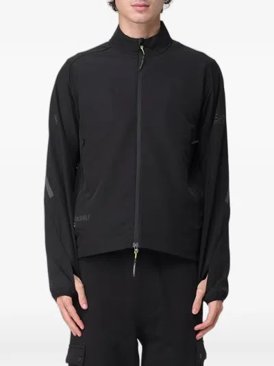 EA7 LOGO-PRINT PACKABLE JACKET