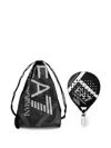 Ea7 Logo-print Paddle Racket In Multi
