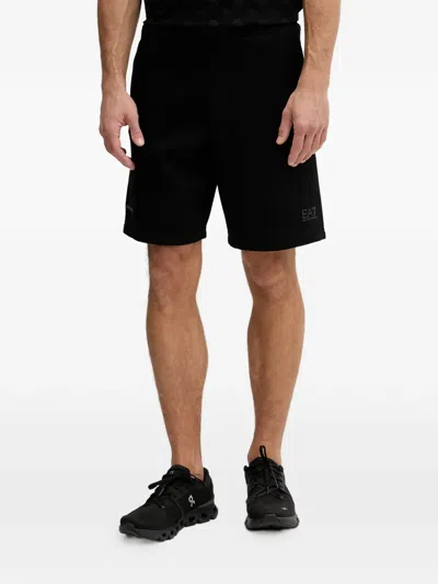 Ea7 Logo-print Shorts In Multi