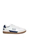 Ea7 Logo-print Sneakers In White