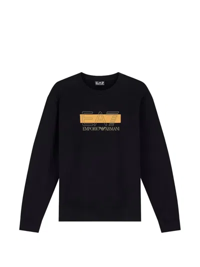Ea7 Logo-print Sweatshirt In Multi
