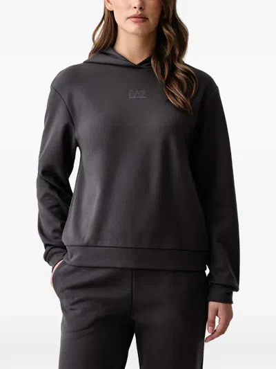 Ea7 Logo-print Track Suit In Gray