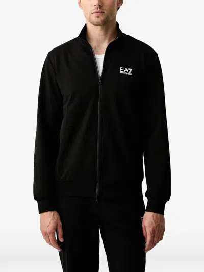 EA7 LOGO-PRINT TRACKSUIT