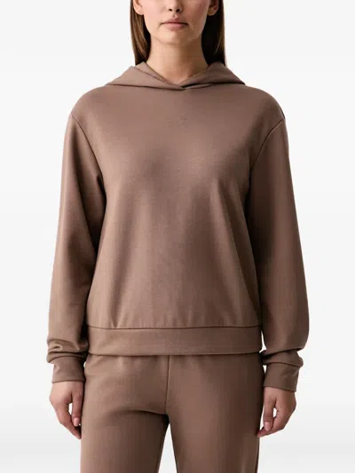 Ea7 Logo-print Tracksuit In Brown