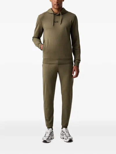 Ea7 Logo-print Tracksuit In Multi