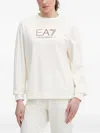 Ea7 Logo-print Tracksuit In White