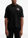 Ea7 Logo-print T-shirt In Black