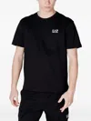 Ea7 Logo-print T-shirt In Black