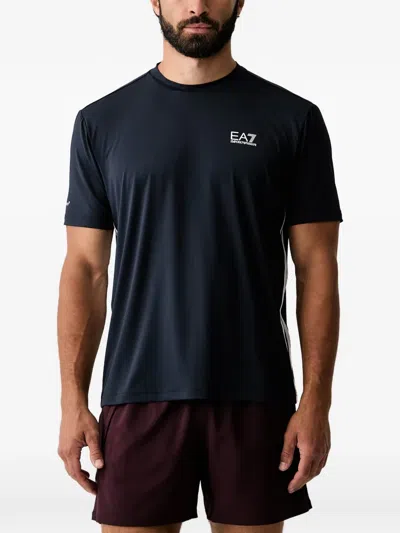 Ea7 Logo-print T-shirt In Multi