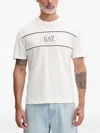 Ea7 Logo-print T-shirt In White