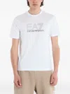 Ea7 Logo-print T-shirt In White