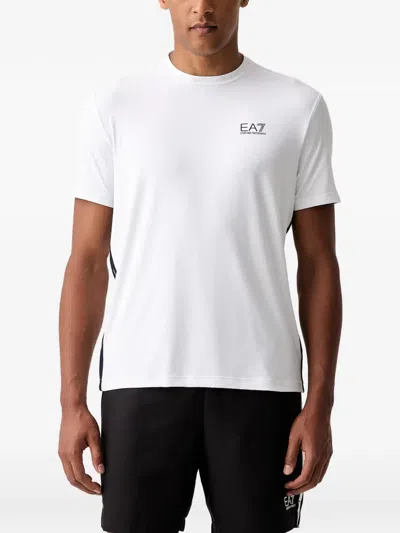 Ea7 Logo-print T-shirt In Multi