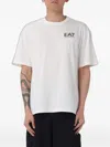 Ea7 Logo-print T-shirt In White