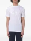 Ea7 Logo-print T-shirt In White