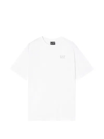 EA7 LOGO-PRINT T-SHIRT