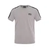 Ea7 Dynamic Athlete Crew-neck T-shirt In Vigor7 Technical Fabric In Gray