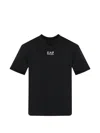 Ea7 Lohgo-print T-shirt In Black