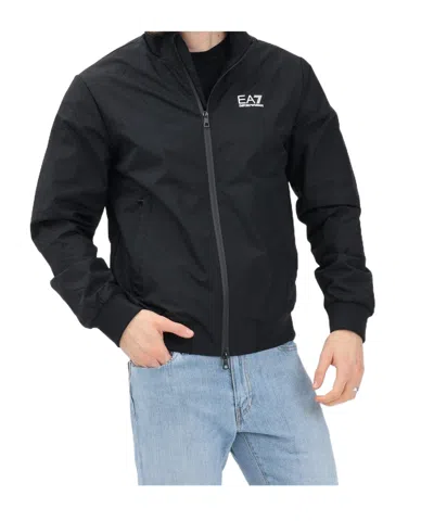 Ea7 Long Sleeve Casual Jacket In Black