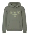 Ea7 Long Sleeve Sweatshirt In Green