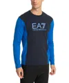 Ea7 Long Sleeve T-shirt In Multi