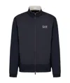 Ea7 Zip-up Sweatshirt In Black