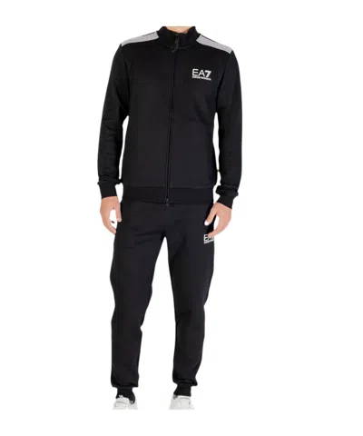 Ea7 Long-sleeved Casual Wear Suit In Animal Print