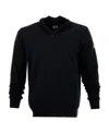 Ea7 Long-sleeved Pullover In Black